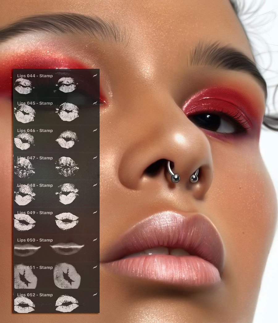 Procreate笔刷-人像厚涂眼睛头发磨皮Procreate笔刷素材资源包 笔刷资源 第20张-素材湾丨精选海外优质设计素材资源 Procreate笔刷-人像厚涂眼睛头发磨皮Procreate笔刷素材资源包 笔刷资源 sucaiwan.com