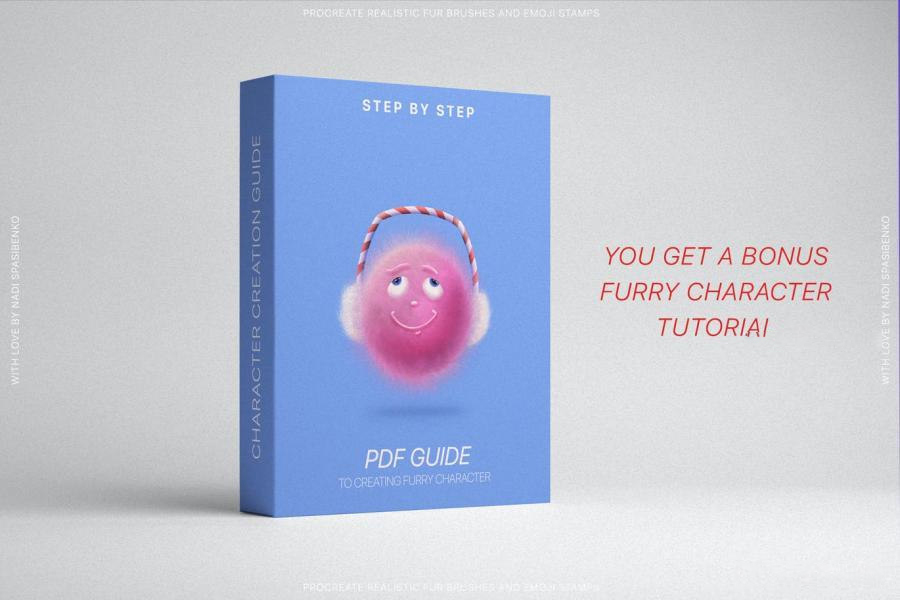 Procreate笔刷-蓬松毛绒绒插画线条线稿画笔Procreate笔刷素材 笔刷资源 第4张-素材湾丨精选海外优质设计素材资源 Procreate笔刷-蓬松毛绒绒插画线条线稿画笔Procreate笔刷素材 笔刷资源 sucaiwan.com