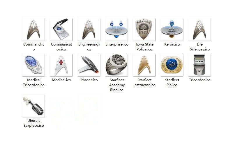 星际迷航电影ICO图标 图标素材 sucaiwan.com