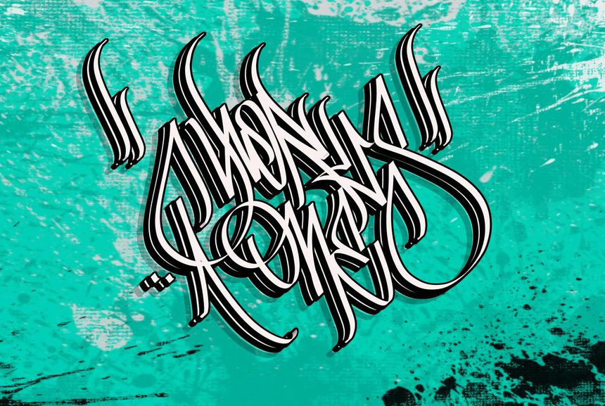 Procreate笔刷-涂鸦书法艺术字Procreate文字笔刷素材 笔刷资源 第8张-素材湾丨精选海外优质设计素材资源 Procreate笔刷-涂鸦书法艺术字Procreate文字笔刷素材 笔刷资源 sucaiwan.com