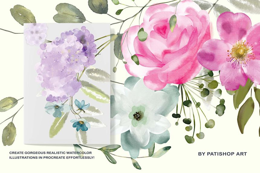 Procreate笔刷-水彩纹理画笔Procreate笔刷和调色板素材 笔刷资源 第3张-素材湾丨精选海外优质设计素材资源 Procreate笔刷-水彩纹理画笔Procreate笔刷和调色板素材 笔刷资源 sucaiwan.com