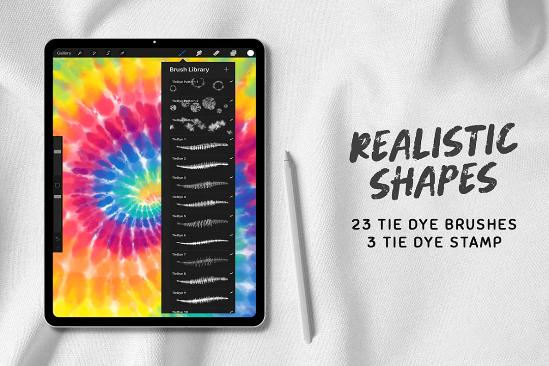 Procreate笔刷-逼真的领带扎染染料Procreate笔刷资源下载 笔刷资源 第3张-素材湾丨精选海外优质设计素材资源 Procreate笔刷-逼真的领带扎染染料Procreate笔刷资源下载 笔刷资源 sucaiwan.com