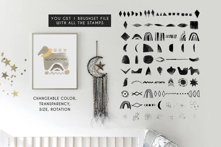 procreate笔刷-水彩树叶植物艺术装饰几何线条图案笔刷素材 笔刷资源 第5张-素材湾丨精选海外优质设计素材资源 procreate笔刷-水彩树叶植物艺术装饰几何线条图案笔刷素材 笔刷资源 sucaiwan.com