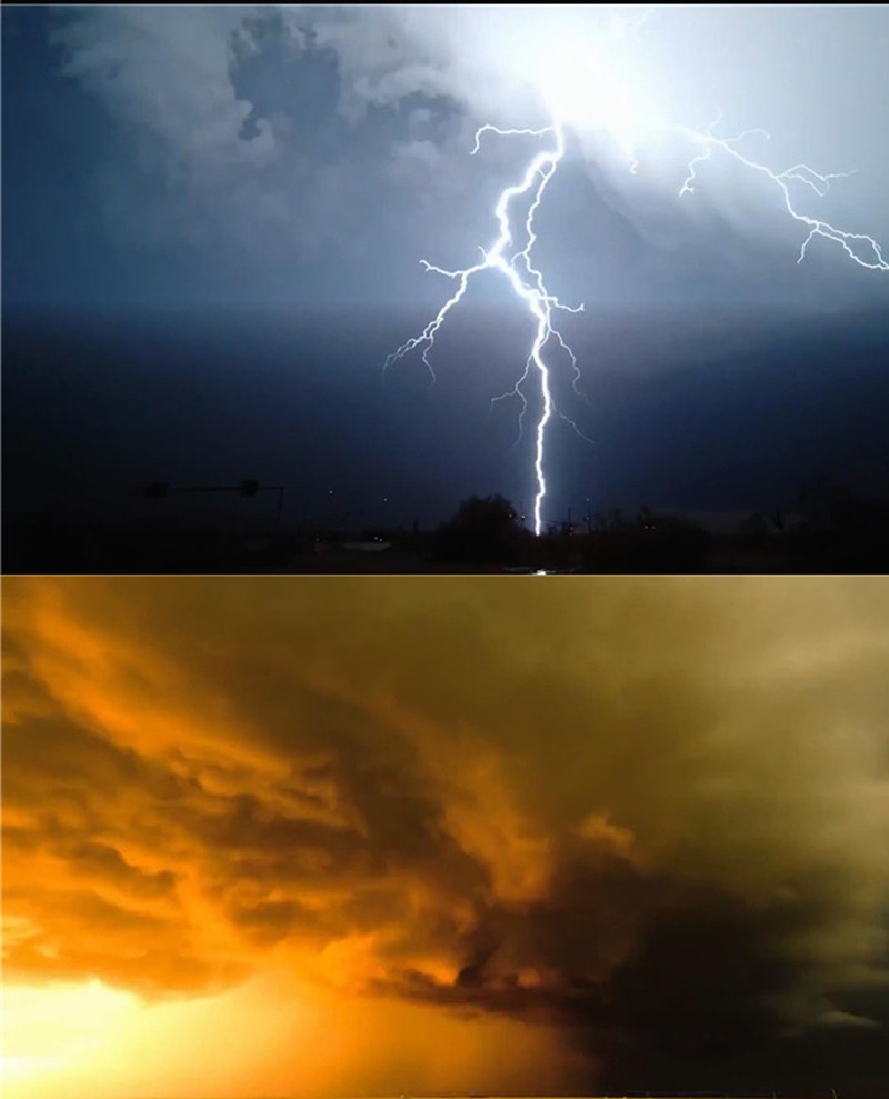 短视频素材高清闪电风暴暴雨乌云天自然灾害视频素材1080P 短视频素材 sucaiwan.com