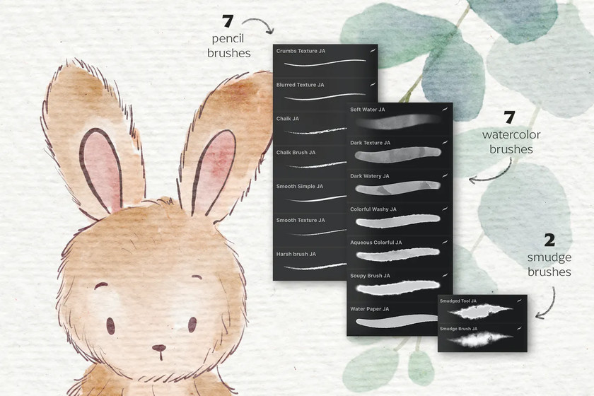 Procreate笔刷-水彩铅笔画笔笔刷及色卡素材合集 笔刷资源 第2张-素材湾丨精选海外优质设计素材资源 Procreate笔刷-水彩铅笔画笔笔刷及色卡素材合集 笔刷资源 sucaiwan.com