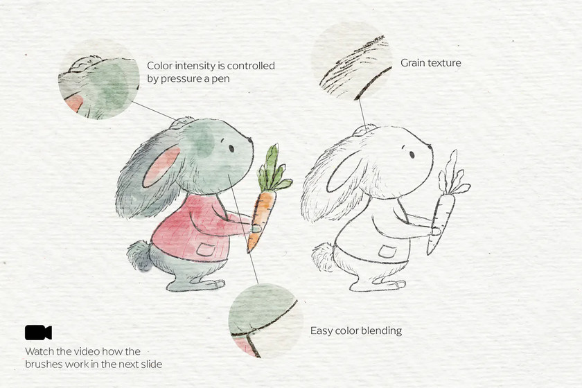 Procreate笔刷-水彩铅笔画笔笔刷及色卡素材合集 笔刷资源 第6张-素材湾丨精选海外优质设计素材资源 Procreate笔刷-水彩铅笔画笔笔刷及色卡素材合集 笔刷资源 sucaiwan.com