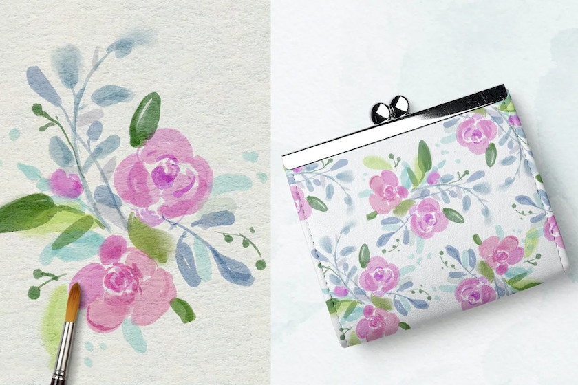 Procreate笔刷-水彩污渍插画画笔笔刷素材合集 笔刷资源 sucaiwan.com