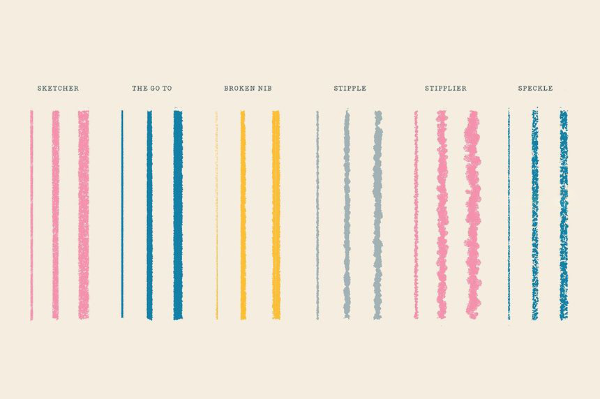 Procreate笔刷-墨水线条Procreate笔刷素材包 笔刷资源 第3张-素材湾丨精选海外优质设计素材资源 Procreate笔刷-墨水线条Procreate笔刷素材包 笔刷资源 sucaiwan.com