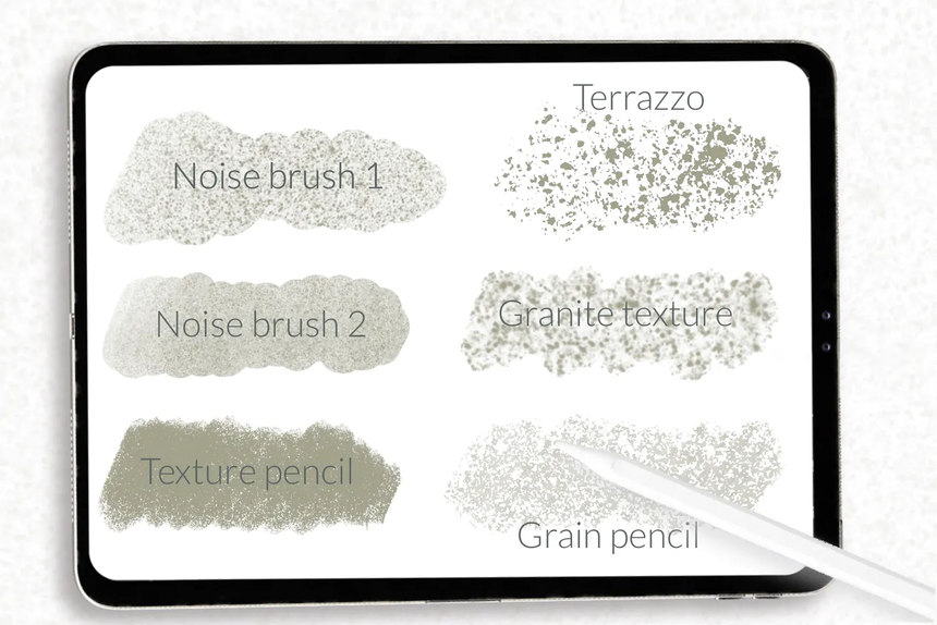 Procreate笔刷-粗糙噪点纹理Procreate笔刷素材 笔刷资源 第3张-素材湾丨精选海外优质设计素材资源 Procreate笔刷-粗糙噪点纹理Procreate笔刷素材 笔刷资源 sucaiwan.com