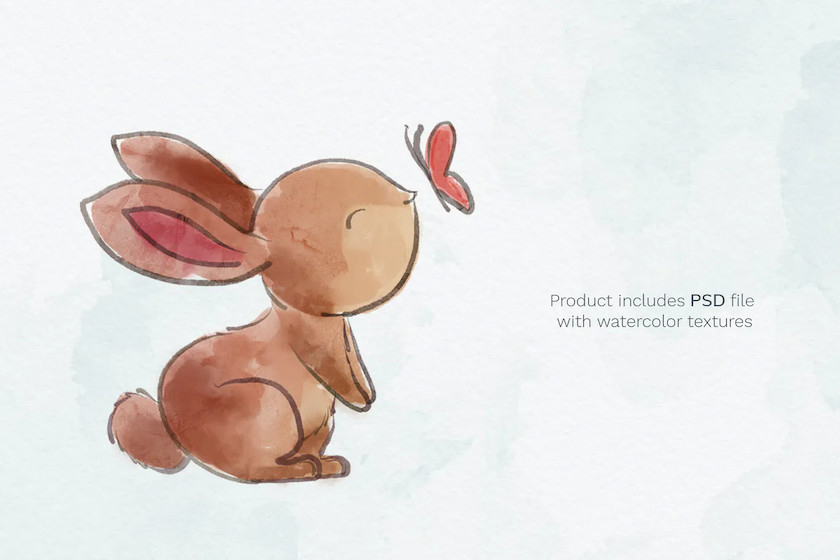 Procreate笔刷-水彩污渍插画画笔笔刷素材合集 笔刷资源 sucaiwan.com