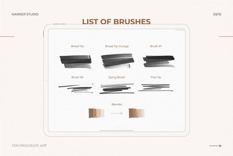 Procreate笔刷-马克笔手绘工业产品室内设计笔刷资源素材 笔刷资源 第3张-素材湾丨精选海外优质设计素材资源 Procreate笔刷-马克笔手绘工业产品室内设计笔刷资源素材 笔刷资源 sucaiwan.com