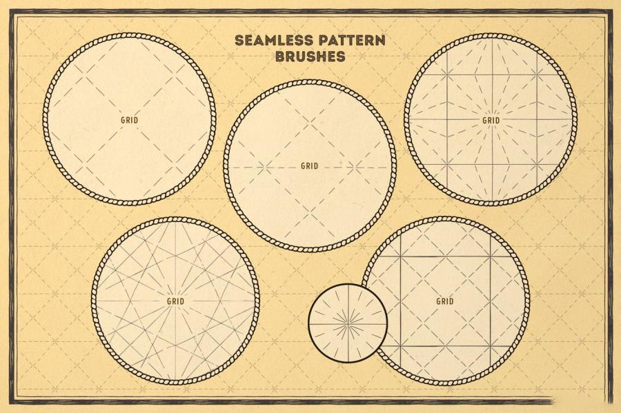 Procreate笔刷-动植物建筑航海路线图地图元素笔刷素材 笔刷资源 第10张-素材湾丨精选海外优质设计素材资源 Procreate笔刷-动植物建筑航海路线图地图元素笔刷素材 笔刷资源 sucaiwan.com