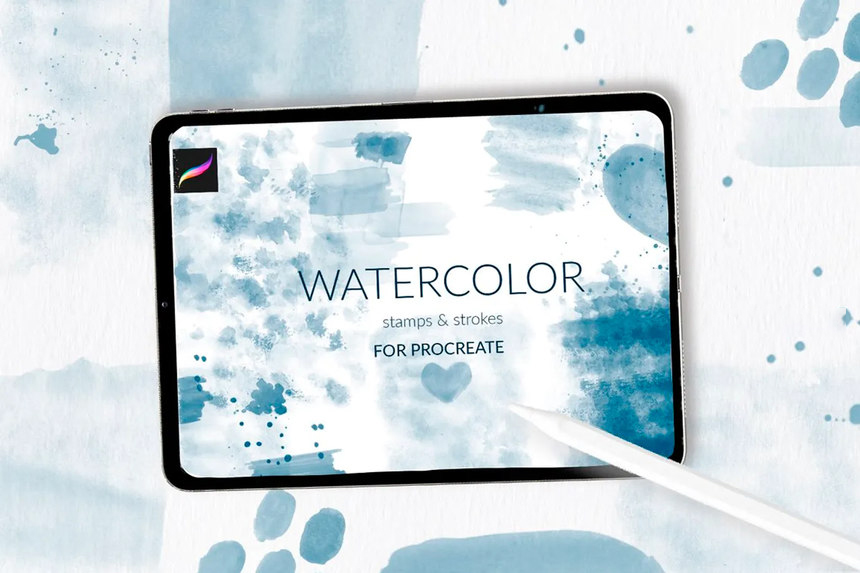 Procreate笔刷-水彩纹理飞溅印章图案Procreate笔刷素材资源 笔刷资源 第2张-素材湾丨精选海外优质设计素材资源 Procreate笔刷-水彩纹理飞溅印章图案Procreate笔刷素材资源 笔刷资源 sucaiwan.com