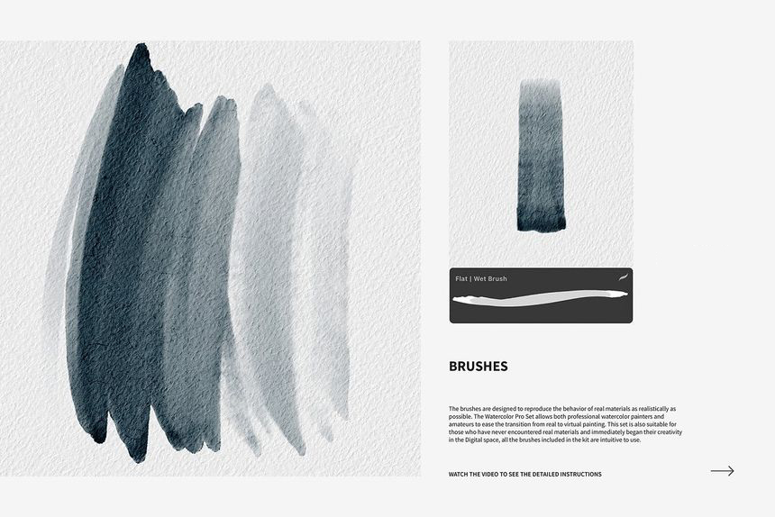 Procreate笔刷-Procreate水彩笔刷和纸张纹理素材 笔刷资源 第3张-素材湾丨精选海外优质设计素材资源 Procreate笔刷-Procreate水彩笔刷和纸张纹理素材 笔刷资源 sucaiwan.com