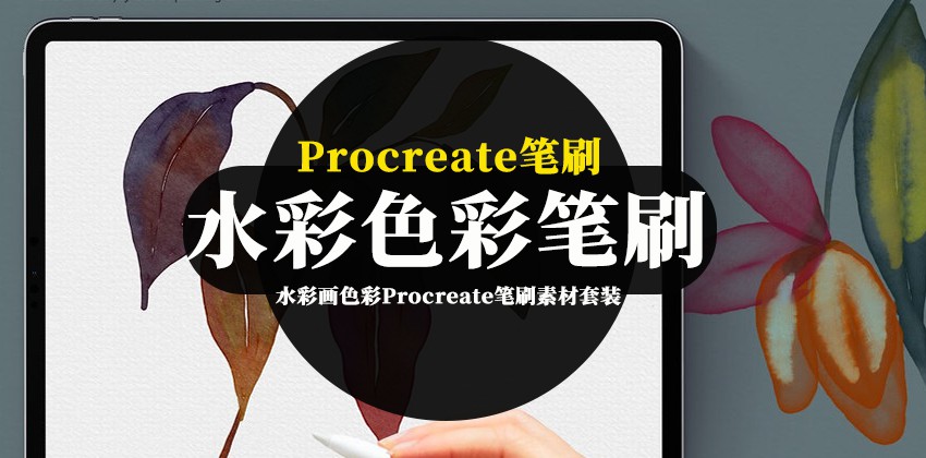 Procreate笔刷-水彩画色彩Procreate笔刷素材套装 笔刷资源 第1张-素材湾丨精选海外优质设计素材资源 Procreate笔刷-水彩画色彩Procreate笔刷素材套装 笔刷资源 sucaiwan.com