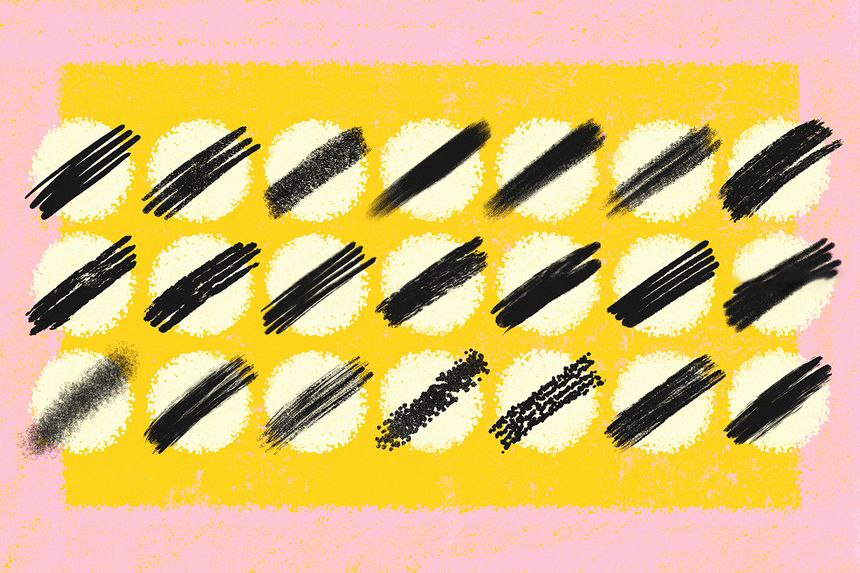 Procreate笔刷-铅笔蜡笔墨水可爱风格漫画创作Procreate笔刷素材 笔刷资源 第3张-素材湾丨精选海外优质设计素材资源 Procreate笔刷-铅笔蜡笔墨水可爱风格漫画创作Procreate笔刷素材 笔刷资源 sucaiwan.com