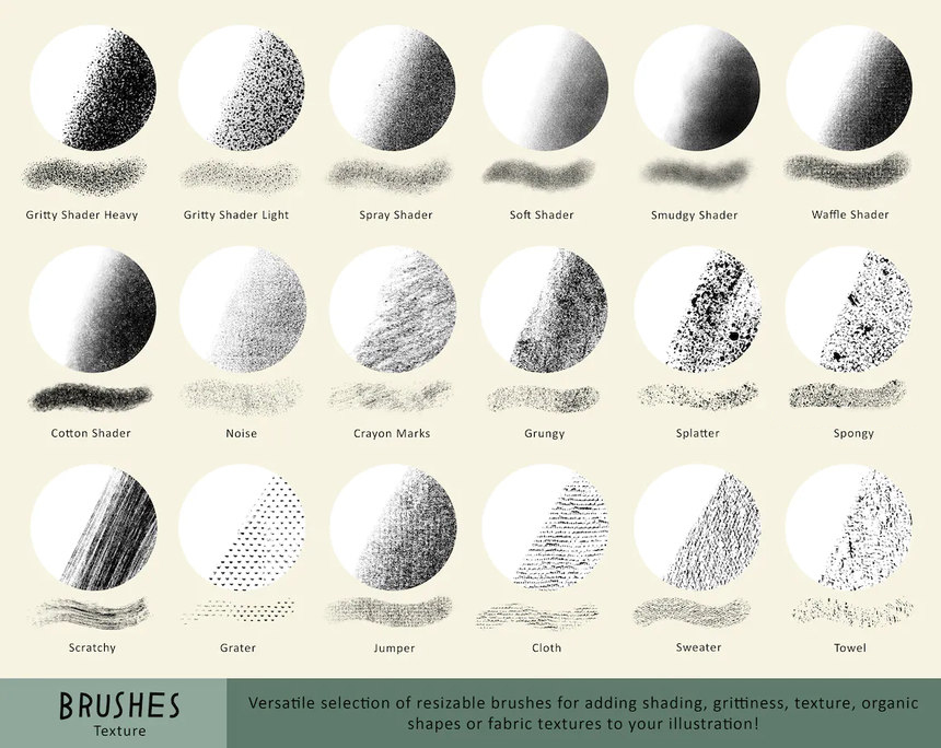 Procreate笔刷-线条纹理图案插画Procreate笔刷素材 笔刷资源 第7张-素材湾丨精选海外优质设计素材资源 Procreate笔刷-线条纹理图案插画Procreate笔刷素材 笔刷资源 sucaiwan.com