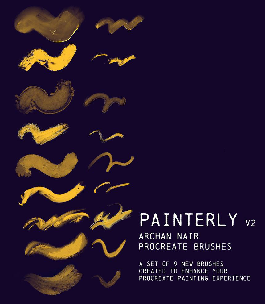 Procreate笔刷-油画油彩污迹干性绘画Procreate笔刷素材 笔刷资源 第4张-素材湾丨精选海外优质设计素材资源 Procreate笔刷-油画油彩污迹干性绘画Procreate笔刷素材 笔刷资源 sucaiwan.com