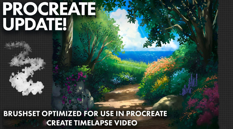 笔刷资源-植物草地日本画风插画Ps和Procreate笔刷素材资源 笔刷资源 第4张-素材湾丨精选海外优质设计素材资源 笔刷资源-植物草地日本画风插画Ps和Procreate笔刷素材资源 笔刷资源 sucaiwan.com