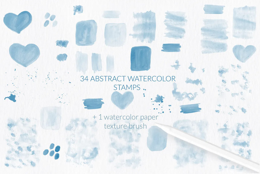 Procreate笔刷-水彩纹理飞溅印章图案Procreate笔刷素材资源 笔刷资源 第3张-素材湾丨精选海外优质设计素材资源 Procreate笔刷-水彩纹理飞溅印章图案Procreate笔刷素材资源 笔刷资源 sucaiwan.com