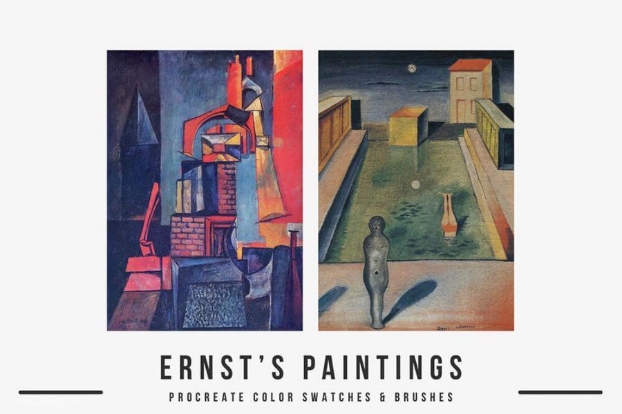 Procreate笔刷-油画油漆画布阴影纹理笔刷和色卡素材 笔刷资源 第4张-素材湾丨精选海外优质设计素材资源 Procreate笔刷-油画油漆画布阴影纹理笔刷和色卡素材 笔刷资源 sucaiwan.com