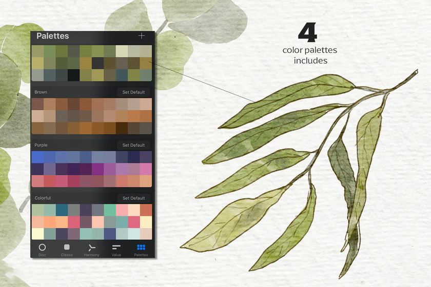 Procreate笔刷-水彩铅笔画笔笔刷及色卡素材合集 笔刷资源 第3张-素材湾丨精选海外优质设计素材资源 Procreate笔刷-水彩铅笔画笔笔刷及色卡素材合集 笔刷资源 sucaiwan.com