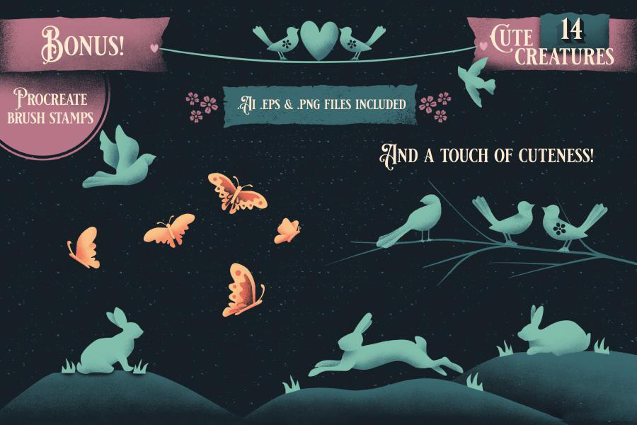 procreate笔刷-复古手绘边框图案笔刷素材资源 笔刷资源 第4张-素材湾丨精选海外优质设计素材资源 procreate笔刷-复古手绘边框图案笔刷素材资源 笔刷资源 sucaiwan.com