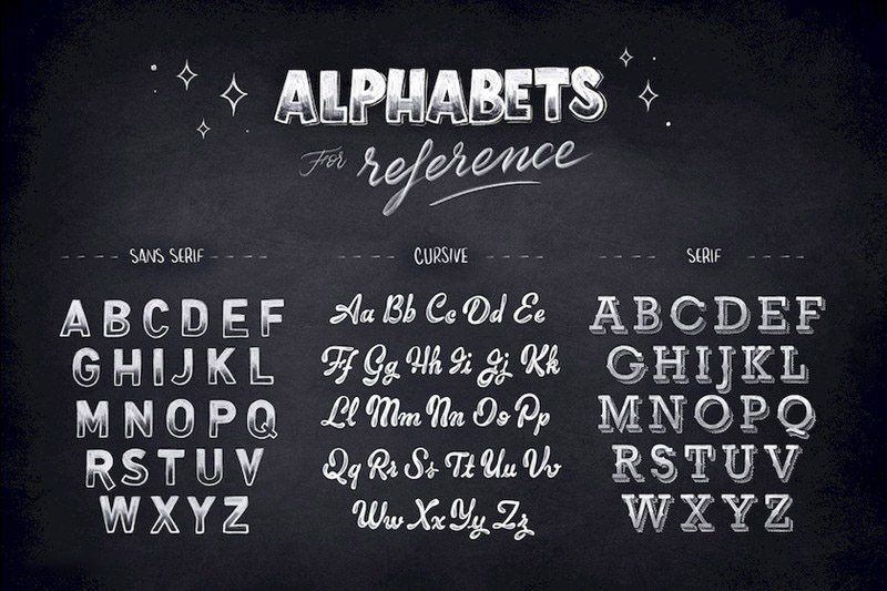 Procreate笔刷-逼真粉笔字效果笔刷套装合集 笔刷资源 第5张-素材湾丨精选海外优质设计素材资源 Procreate笔刷-逼真粉笔字效果笔刷套装合集 笔刷资源 sucaiwan.com