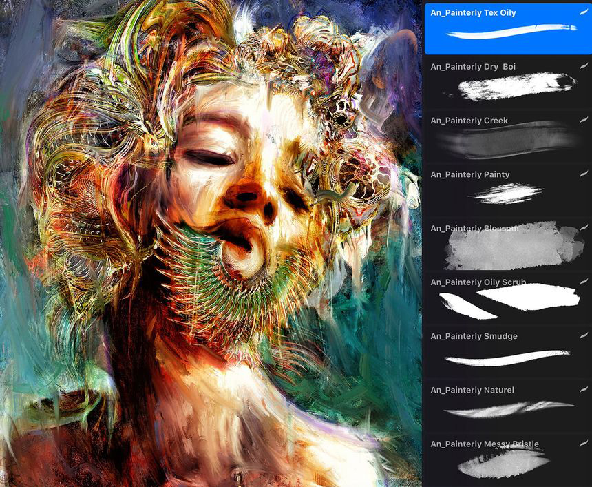 Procreate笔刷-油画油彩污迹干性绘画Procreate笔刷素材 笔刷资源 第3张-素材湾丨精选海外优质设计素材资源 Procreate笔刷-油画油彩污迹干性绘画Procreate笔刷素材 笔刷资源 sucaiwan.com