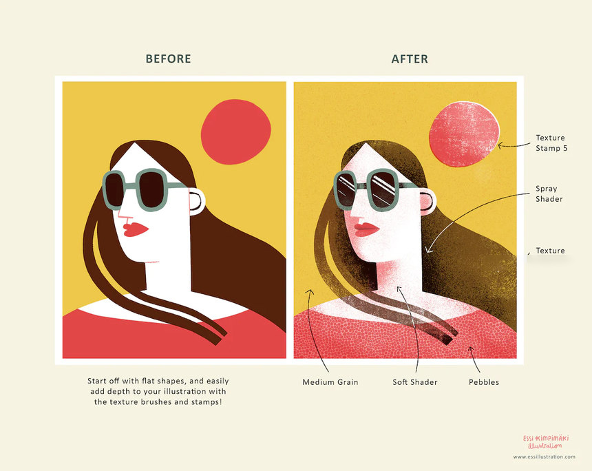 Procreate笔刷-线条纹理图案插画Procreate笔刷素材 笔刷资源 第4张-素材湾丨精选海外优质设计素材资源 Procreate笔刷-线条纹理图案插画Procreate笔刷素材 笔刷资源 sucaiwan.com