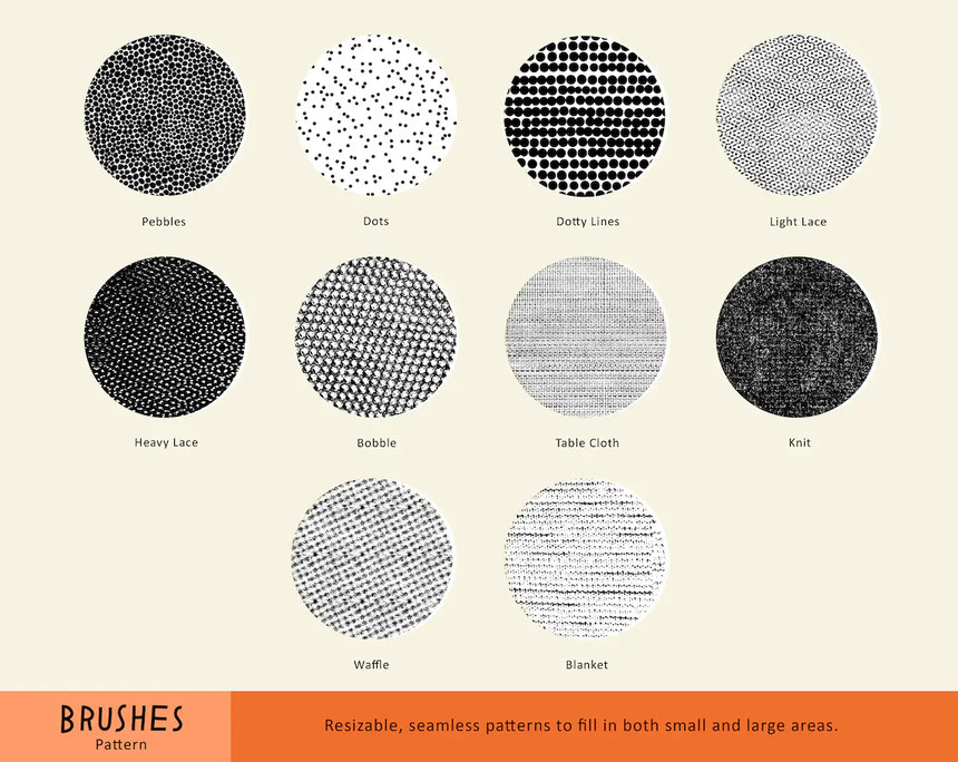 Procreate笔刷-线条纹理图案插画Procreate笔刷素材 笔刷资源 第8张-素材湾丨精选海外优质设计素材资源 Procreate笔刷-线条纹理图案插画Procreate笔刷素材 笔刷资源 sucaiwan.com