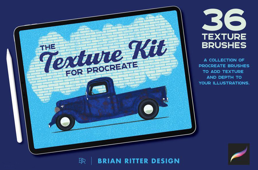 Procreate笔刷-半色调多种样式纹理笔刷素材 笔刷资源 第1张-素材湾丨精选海外优质设计素材资源 Procreate笔刷-半色调多种样式纹理笔刷素材 笔刷资源 sucaiwan.com