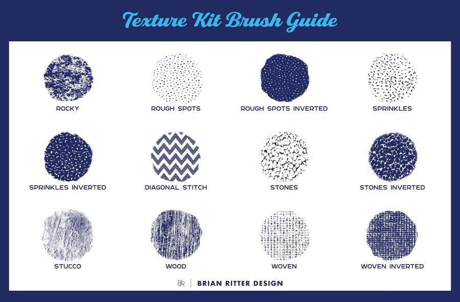 Procreate笔刷-半色调多种样式纹理笔刷素材 笔刷资源 第7张-素材湾丨精选海外优质设计素材资源 Procreate笔刷-半色调多种样式纹理笔刷素材 笔刷资源 sucaiwan.com