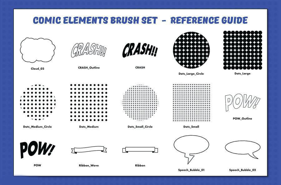 procreate笔刷-漫画创作设计线条图案笔刷工具包 笔刷资源 第3张-素材湾丨精选海外优质设计素材资源 procreate笔刷-漫画创作设计线条图案笔刷工具包 笔刷资源 sucaiwan.com