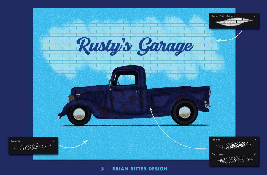 Procreate笔刷-半色调多种样式纹理笔刷素材 笔刷资源 第8张-素材湾丨精选海外优质设计素材资源 Procreate笔刷-半色调多种样式纹理笔刷素材 笔刷资源 sucaiwan.com