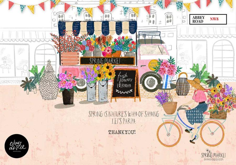 Procreate笔刷-春季主题插画铅笔水彩墨水树叶图案笔刷素材 笔刷资源 第3张-素材湾丨精选海外优质设计素材资源 Procreate笔刷-春季主题插画铅笔水彩墨水树叶图案笔刷素材 笔刷资源 sucaiwan.com