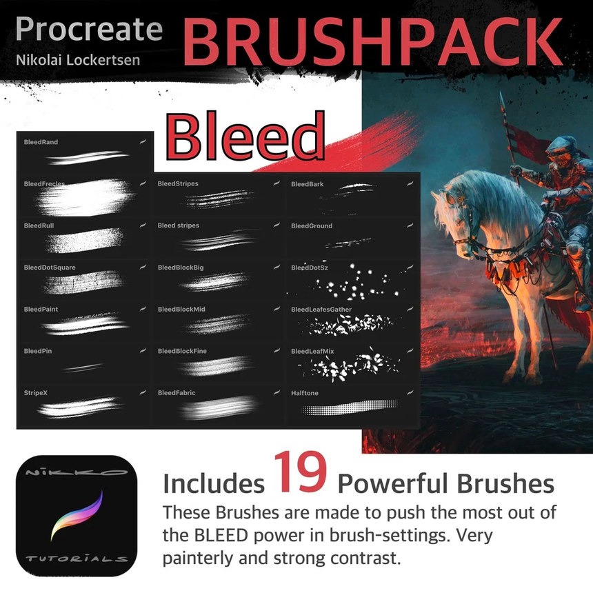 Procreate笔刷-斑点散开半色调血液效果笔刷素材包 笔刷资源 第2张-素材湾丨精选海外优质设计素材资源 Procreate笔刷-斑点散开半色调血液效果笔刷素材包 笔刷资源 sucaiwan.com