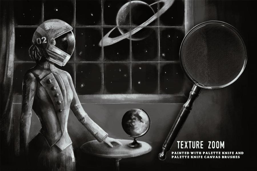 Procreate笔刷-水粉绘画油画油漆涂料纹理笔刷素材 笔刷资源 sucaiwan.com