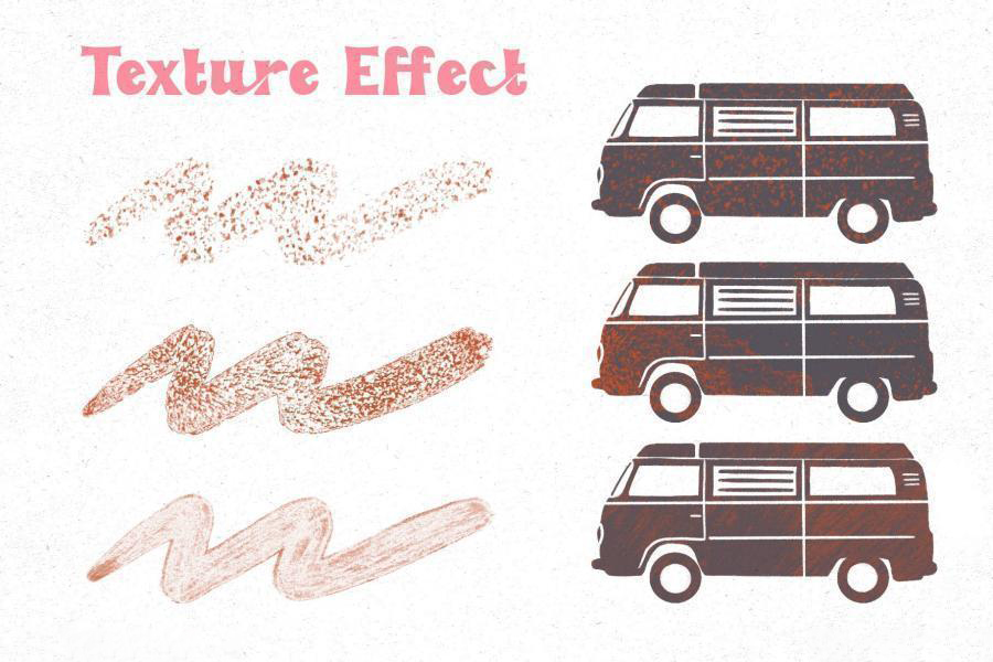 Procreate笔刷-复古素描喷绘纹理笔刷和色卡素材 笔刷资源 第5张-素材湾丨精选海外优质设计素材资源 Procreate笔刷-复古素描喷绘纹理笔刷和色卡素材 笔刷资源 sucaiwan.com