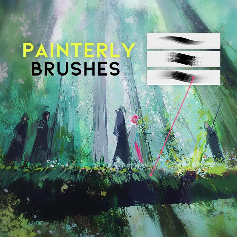 笔刷资源-墨水绘画植物质感混合ps和Procreate笔刷素材 笔刷资源 第5张-素材湾丨精选海外优质设计素材资源 笔刷资源-墨水绘画植物质感混合ps和Procreate笔刷素材 笔刷资源 sucaiwan.com