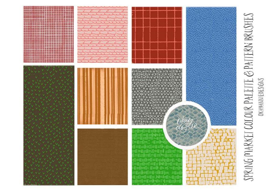 Procreate笔刷-春季主题插画铅笔水彩墨水树叶图案笔刷素材 笔刷资源 第9张-素材湾丨精选海外优质设计素材资源 Procreate笔刷-春季主题插画铅笔水彩墨水树叶图案笔刷素材 笔刷资源 sucaiwan.com