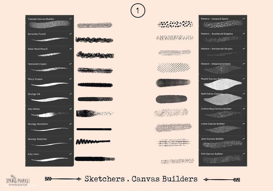 Procreate笔刷-春季主题插画铅笔水彩墨水树叶图案笔刷素材 笔刷资源 第12张-素材湾丨精选海外优质设计素材资源 Procreate笔刷-春季主题插画铅笔水彩墨水树叶图案笔刷素材 笔刷资源 sucaiwan.com