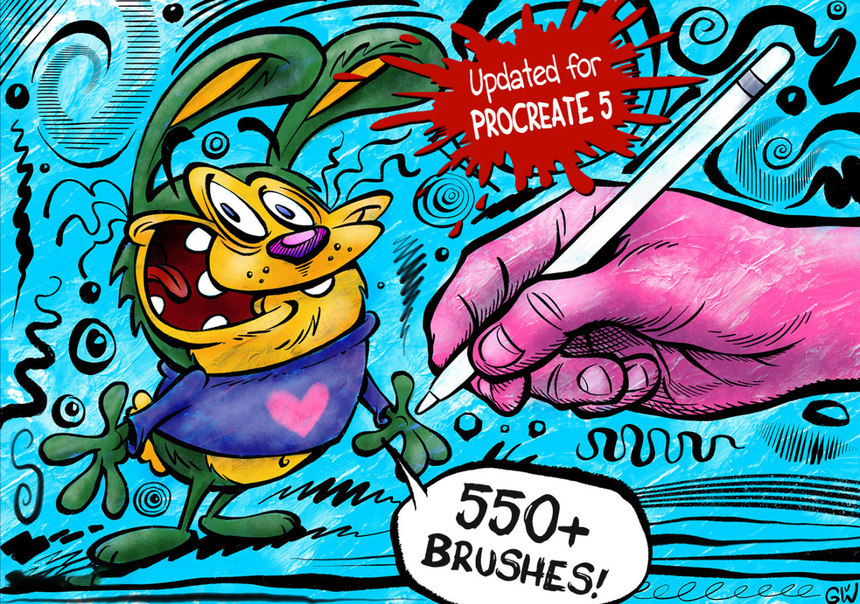 Procreate笔刷-水彩墨水颜料漫画笔刷集合包 笔刷资源 第1张-素材湾丨精选海外优质设计素材资源 Procreate笔刷-水彩墨水颜料漫画笔刷集合包 笔刷资源 sucaiwan.com