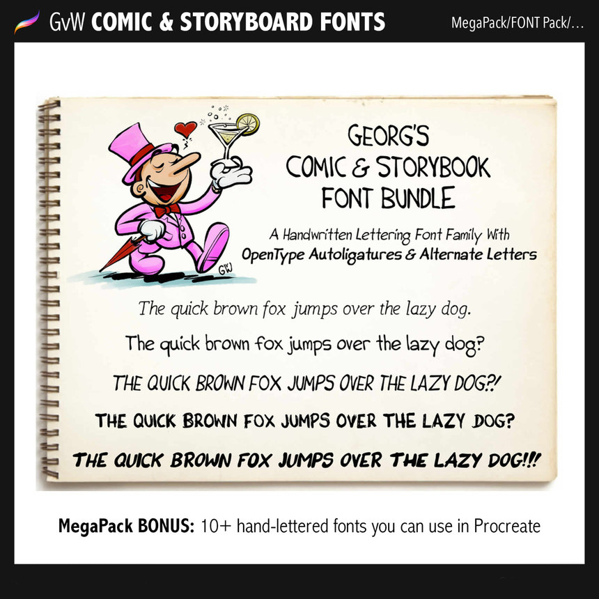 Procreate笔刷-水彩墨水颜料漫画笔刷集合包 笔刷资源 第8张-素材湾丨精选海外优质设计素材资源 Procreate笔刷-水彩墨水颜料漫画笔刷集合包 笔刷资源 sucaiwan.com