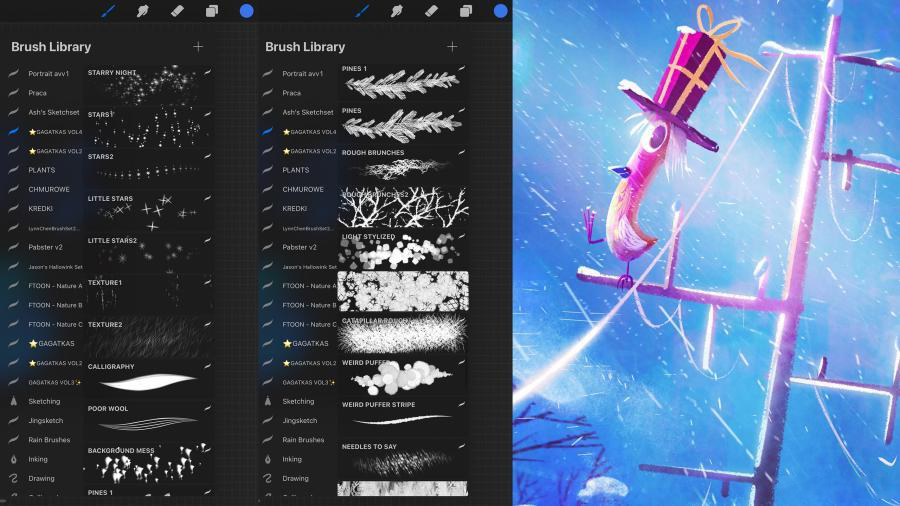 Procreate笔刷-雪白花边粉笔星光云雾柔软纹理笔刷素材 笔刷资源 第6张-素材湾丨精选海外优质设计素材资源 Procreate笔刷-雪白花边粉笔星光云雾柔软纹理笔刷素材 笔刷资源 sucaiwan.com
