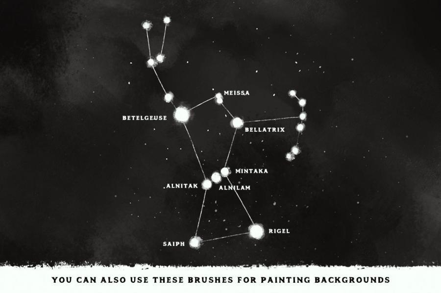 Procreate笔刷-水粉绘画油画油漆涂料纹理笔刷素材 笔刷资源 sucaiwan.com