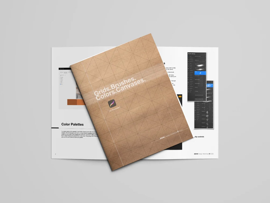 Procreate笔刷-网格植物画笔铅笔图案笔刷及背景图色卡素材包 笔刷资源 第2张-素材湾丨精选海外优质设计素材资源 Procreate笔刷-网格植物画笔铅笔图案笔刷及背景图色卡素材包 笔刷资源 sucaiwan.com