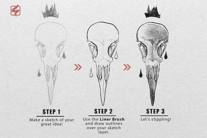 Procreate笔刷-纹身漫画插画颗粒效果笔刷素材 笔刷资源 第6张-素材湾丨精选海外优质设计素材资源 Procreate笔刷-纹身漫画插画颗粒效果笔刷素材 笔刷资源 sucaiwan.com