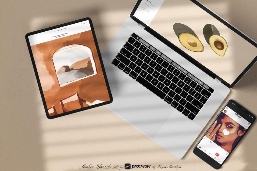 Procreate笔刷-水粉污渍抽象艺术绘画笔刷素材资源 笔刷资源 第9张-素材湾丨精选海外优质设计素材资源 Procreate笔刷-水粉污渍抽象艺术绘画笔刷素材资源 笔刷资源 sucaiwan.com