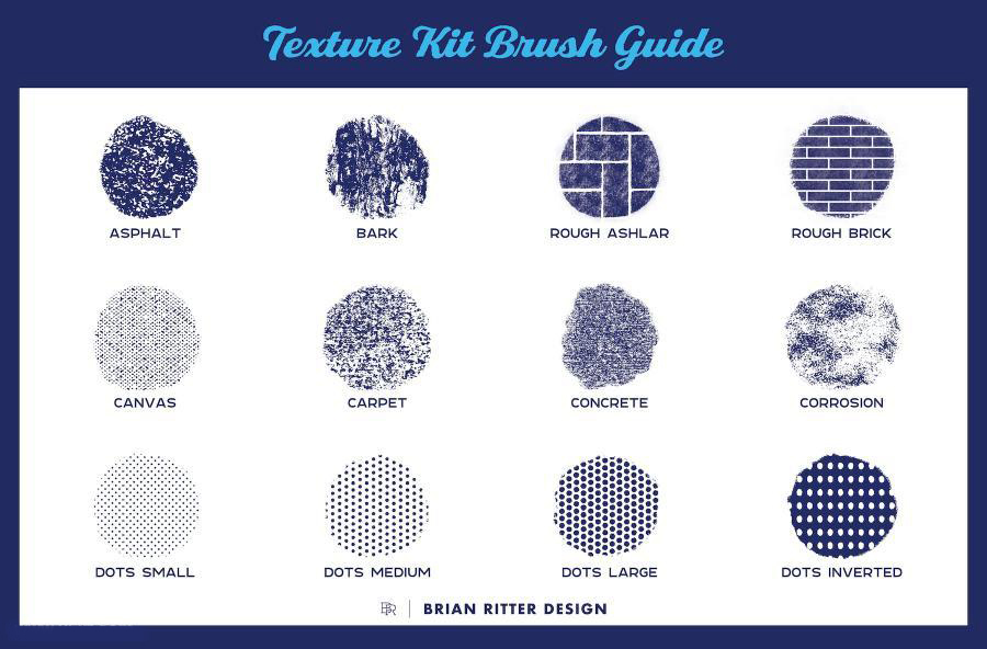 Procreate笔刷-半色调多种样式纹理笔刷素材 笔刷资源 第5张-素材湾丨精选海外优质设计素材资源 Procreate笔刷-半色调多种样式纹理笔刷素材 笔刷资源 sucaiwan.com